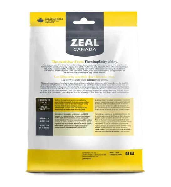Zeal Air Dried Chicken Recipe Dry Cat Food 14OZ