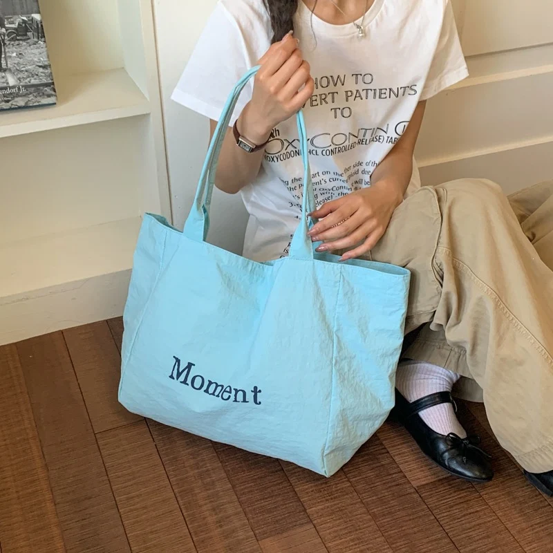 Geräumige Canvas-Shopper-Tasche