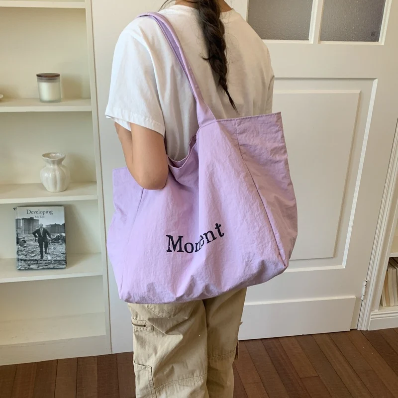 Geräumige Canvas-Shopper-Tasche