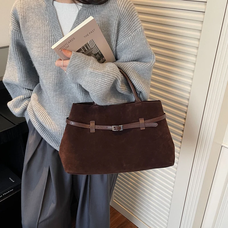 Elegante Wildleder Tasche