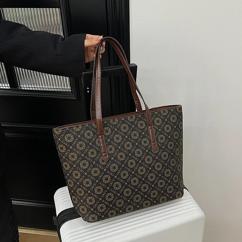 Elegante Monogrammierte Tote Handtasche