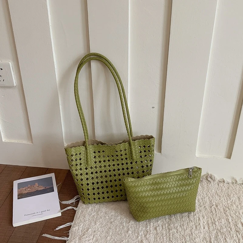 Chic handgewebte Tragetasche