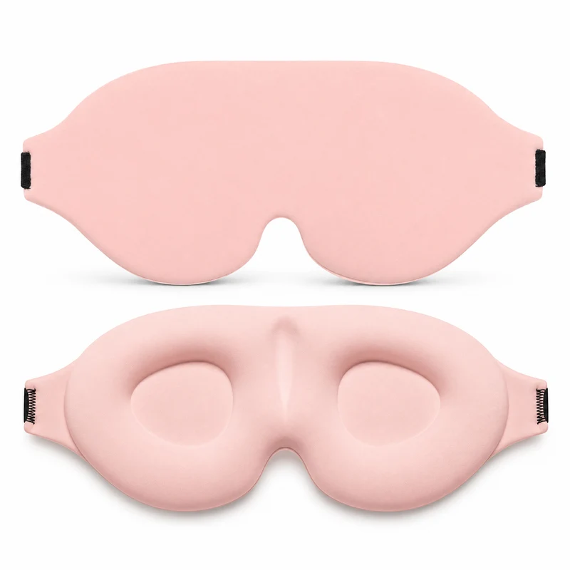 Skulptierte ergonomische Augenmaske aus Memory-Schaum fürs Schlafen Karnz
