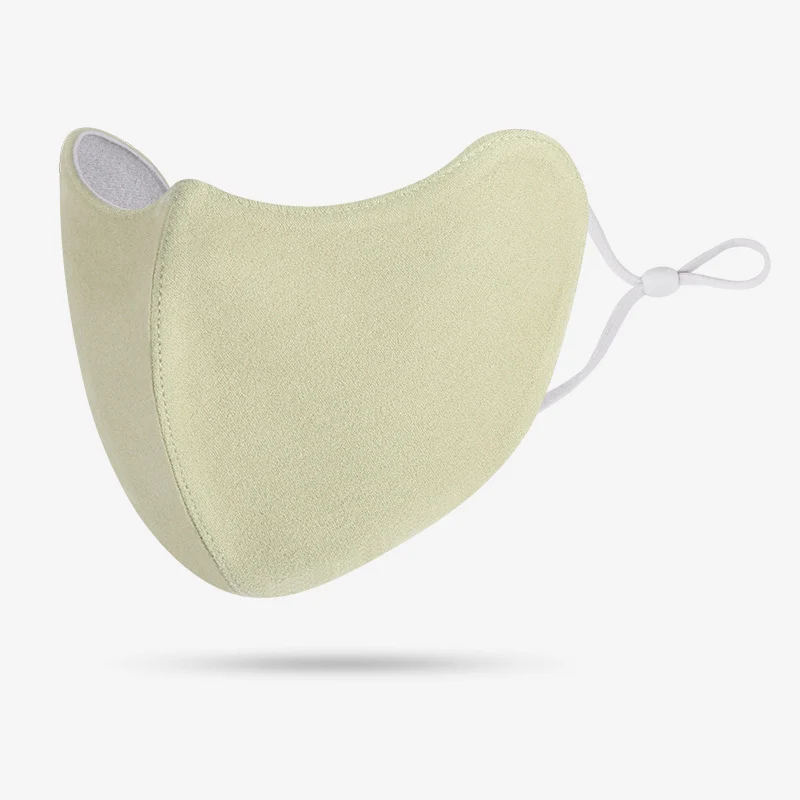 Konturiertes Soft-Touch wiederverwendbares Komfort-Gesichtsmasken mit skulptiertem 3D-Anpassung und verstellbarem elastischem Steg Karnz