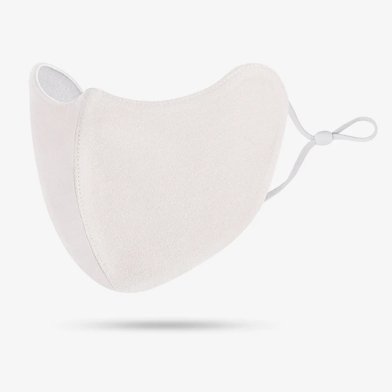 Konturiertes Soft-Touch wiederverwendbares Komfort-Gesichtsmasken mit skulptiertem 3D-Anpassung und verstellbarem elastischem Steg Karnz