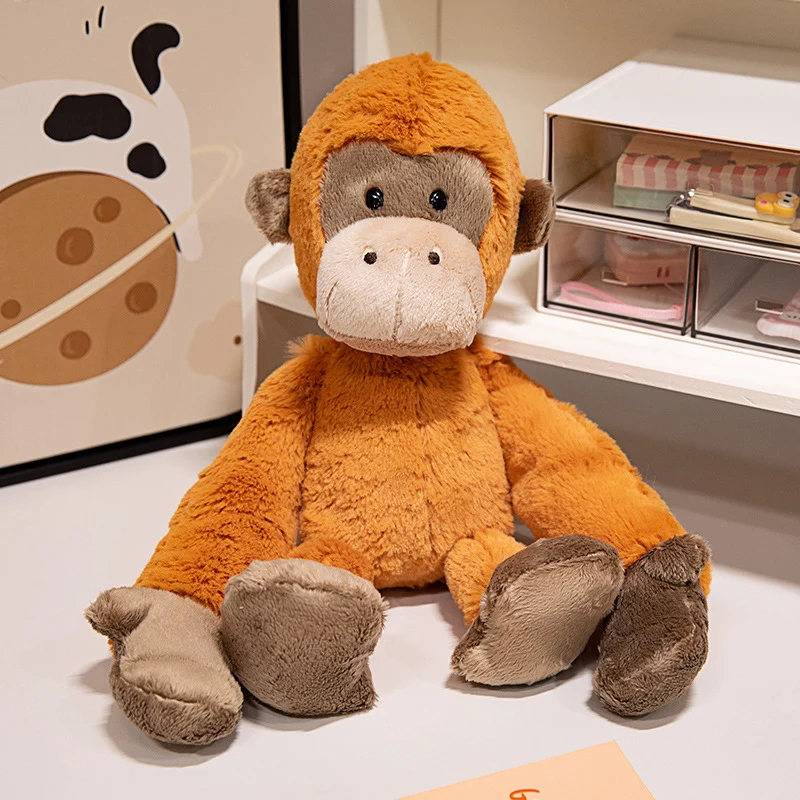 Gestopfter Orang-Utan-Plüsch mit extra-langen Gliedmaßen und beschwertem, kuscheligem Körper Karnz