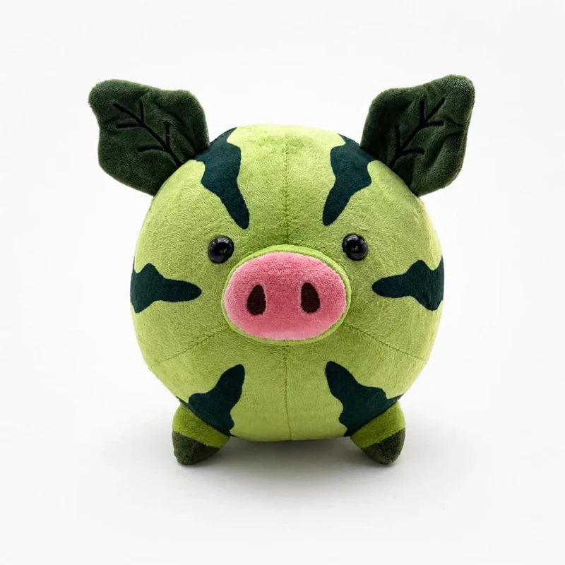 Runder Camouflage Schwein Plüsch Sammlerstück Spielzeug mit blattförmigen Ohren Karnz