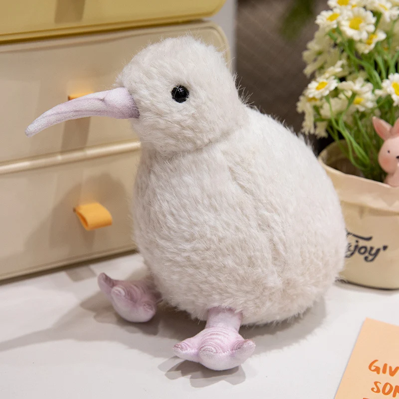 Realistisches Plüsch Kiwi Vogel Stofftier mit gewichtetem Boden und ultra-weichem Fell Karnz
