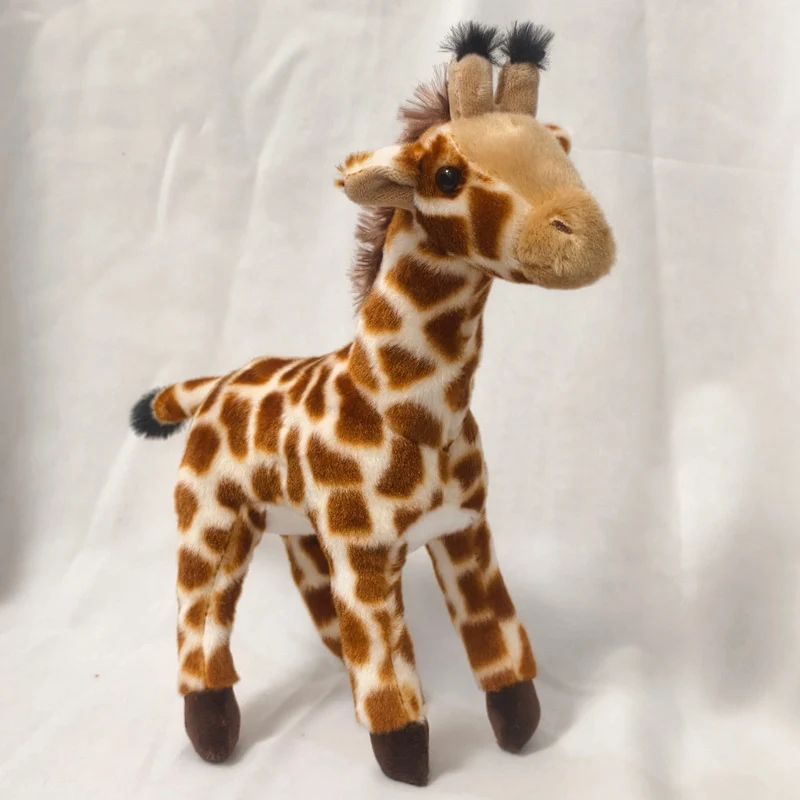Plüsch Zebra Plüschtier mit weichem gestreiftem Fell und realistischer Mähne Karnz