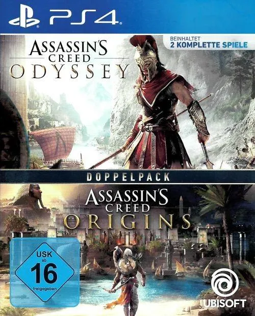 Assassin´s Creed Doppelpack Odyssey + Origins (Playstation 4)