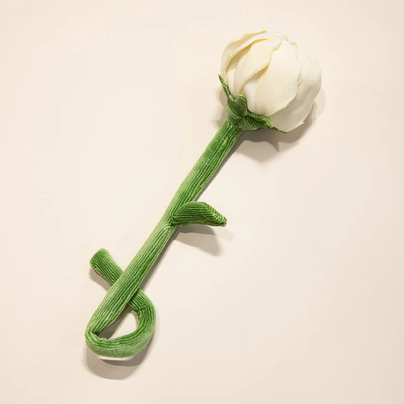 Plüsch Cordhosen Tulpe Katzenspielzeug mit flauschigem Pom-Bud & flexiblem Stiel Karnz