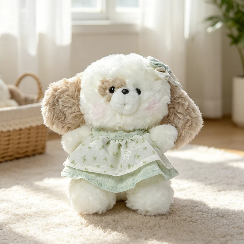 Plüschkaninchen Kostüm Sitzcuddler mit schlappen Ohren und gesticktem Gesicht Karnz