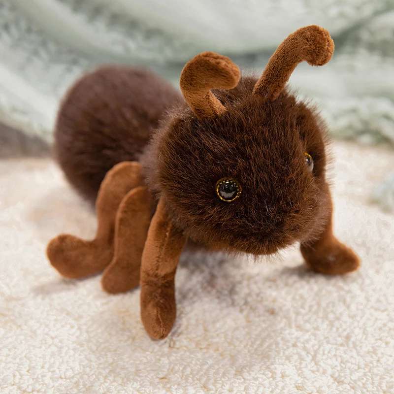 Plüsch-Ameisen-inspirierte Kuscheltier mit mehreren samtigen Beinen und weichem Kunstfell Karnz