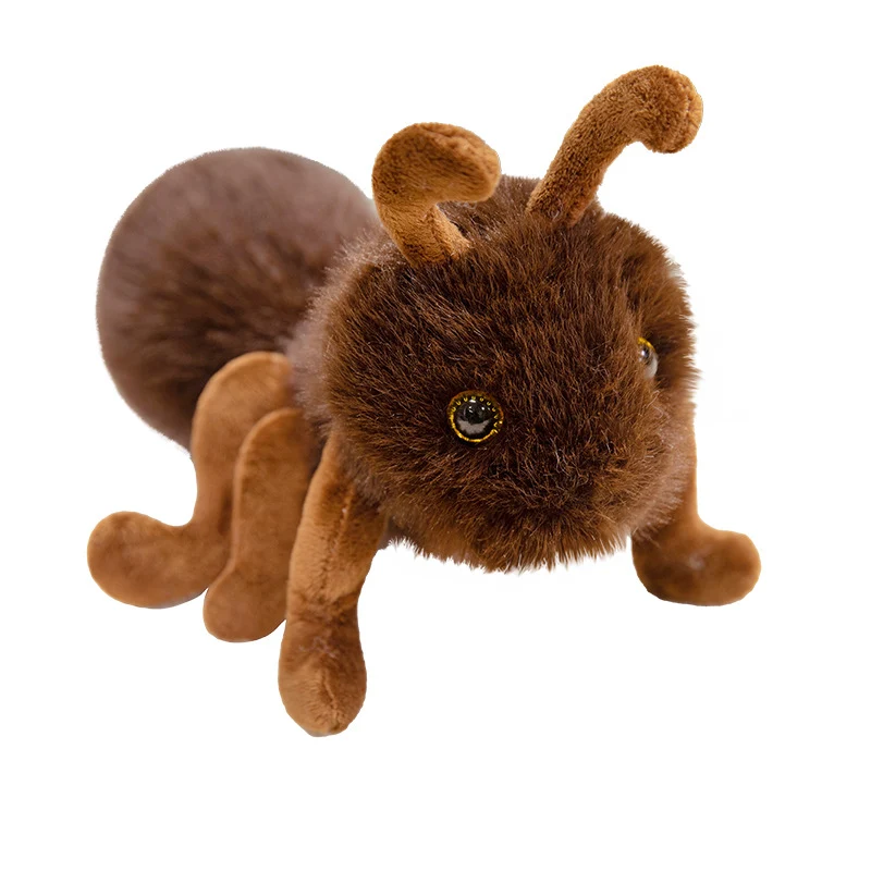 Plüsch-Ameisen-inspirierte Kuscheltier mit mehreren samtigen Beinen und weichem Kunstfell Karnz