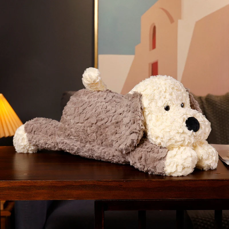 Langkörper Plüsch Hunde-Lendenkissen mit gewichtetem Kern und ultra-weichem Kunstfell Karnz