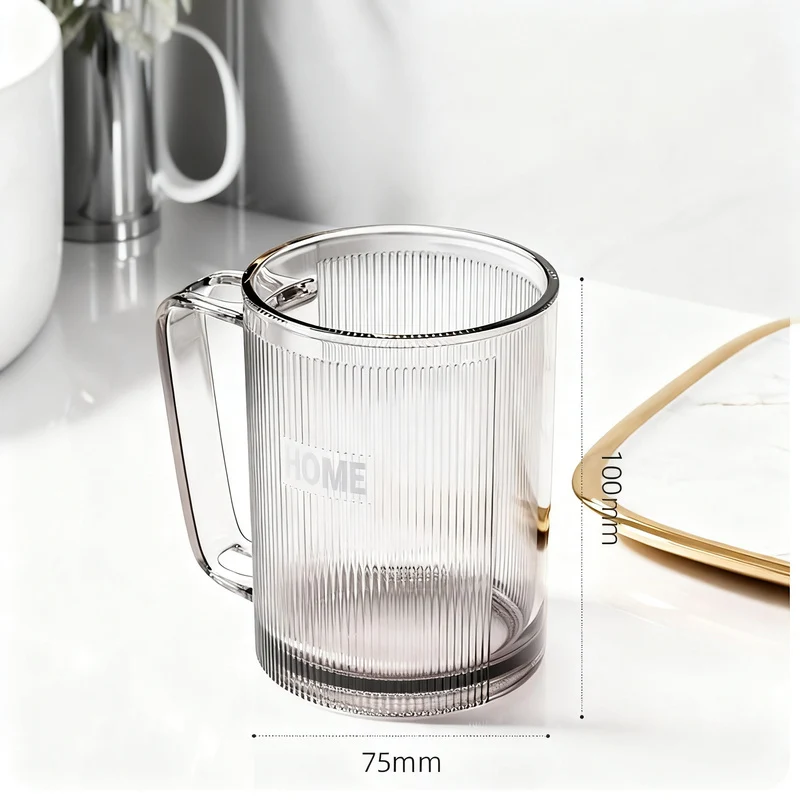 Zahnputzbecher mit Griff, Kunststoff, 51–100 ml