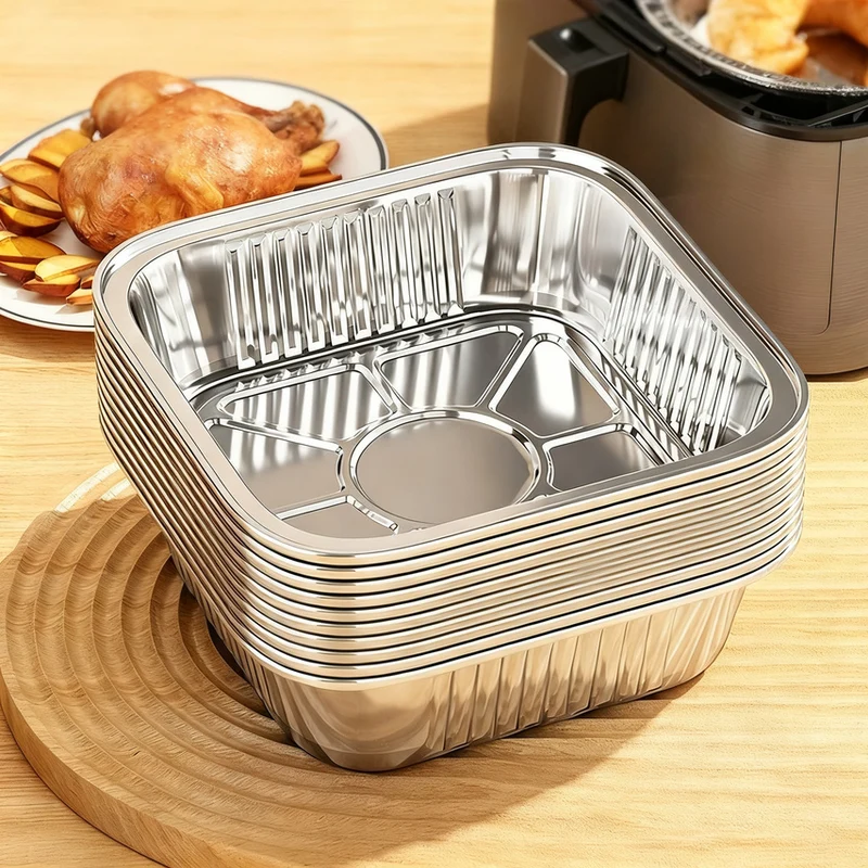 Silikon-Backpapier und Alufolie für Heißluftfritteusen