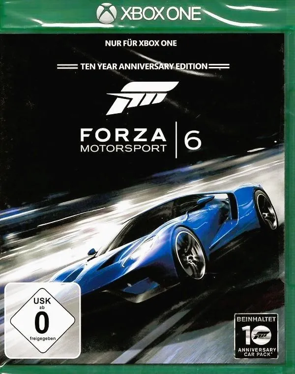 Forza Motorsport 6 (Xbox One) Neu & OVP