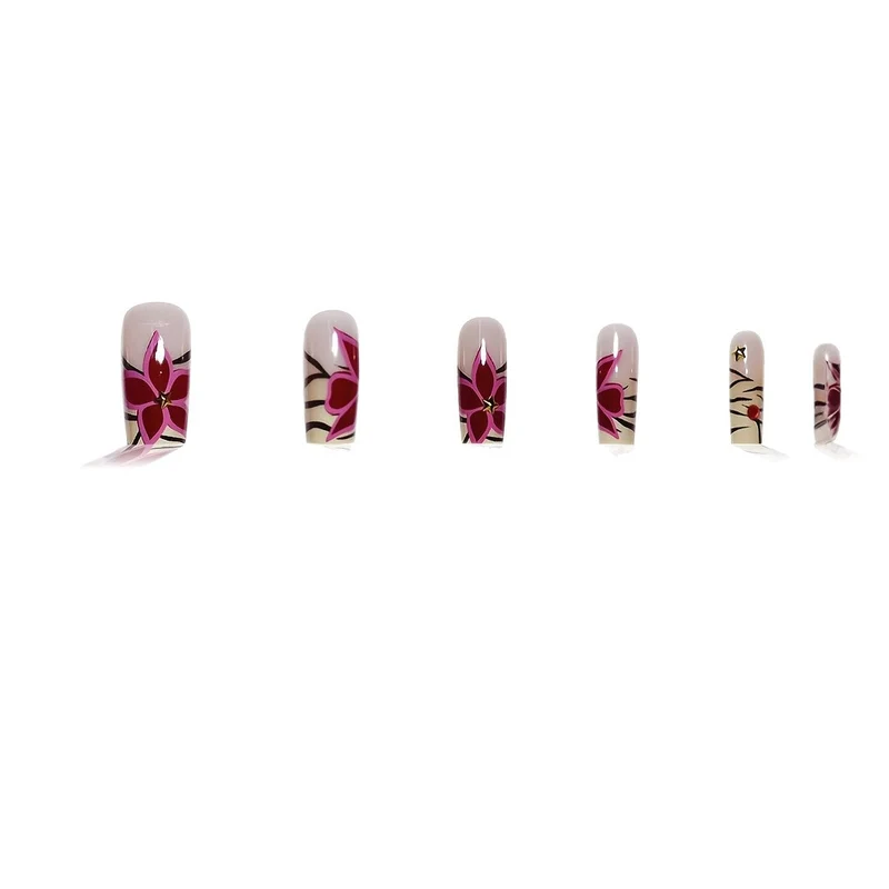 Kreative Florale Nagelverbesserungen Karnz