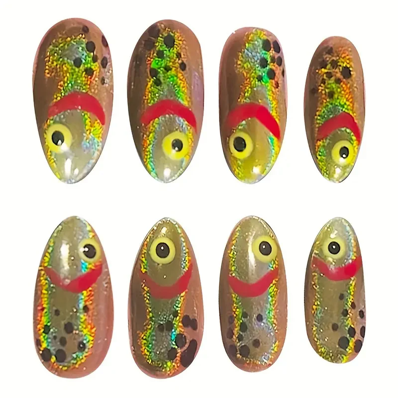 Kreatives Fische-Themen Nagelkunst Set Karnz