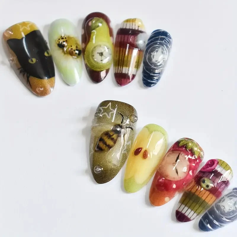 Artistisches Thema Nagelkunstkollektion Karnz