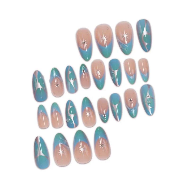 Künstlerische Stiletto-Nagelverlängerungen Karnz