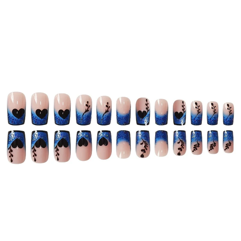 Künstlerische Farbverlauf Nagelkunst Karnz