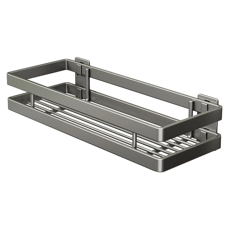 Wandmontiertes Küchenregal aus Aluminium
