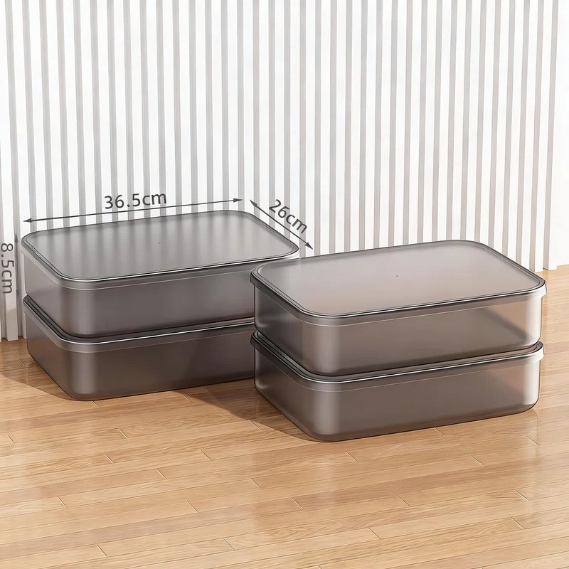 Transparente Aufbewahrungsbox aus Kunststoff