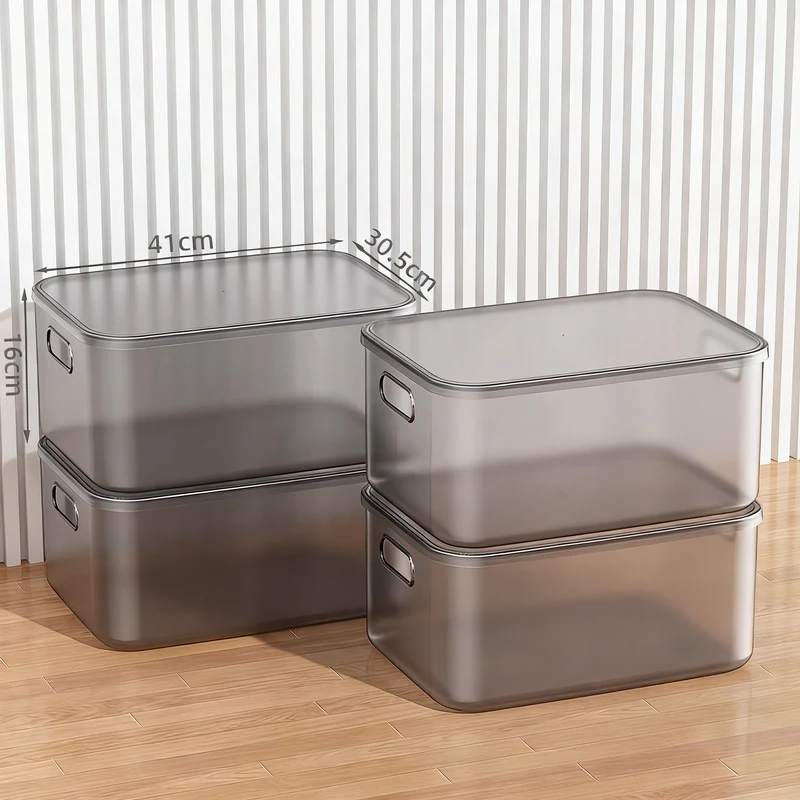 Transparente Aufbewahrungsbox aus Kunststoff