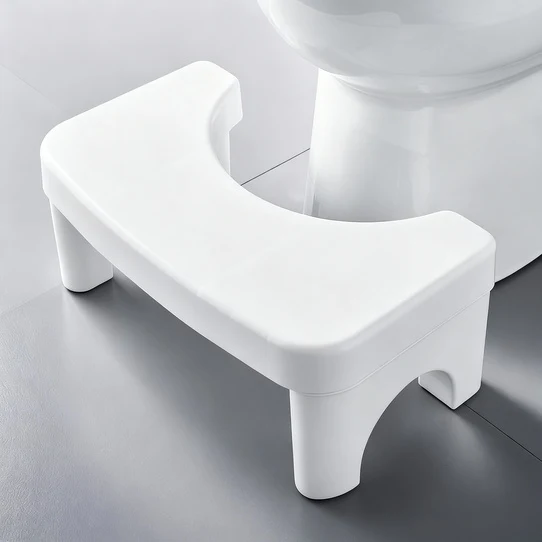 Toilettenhocker aus Kunststoff