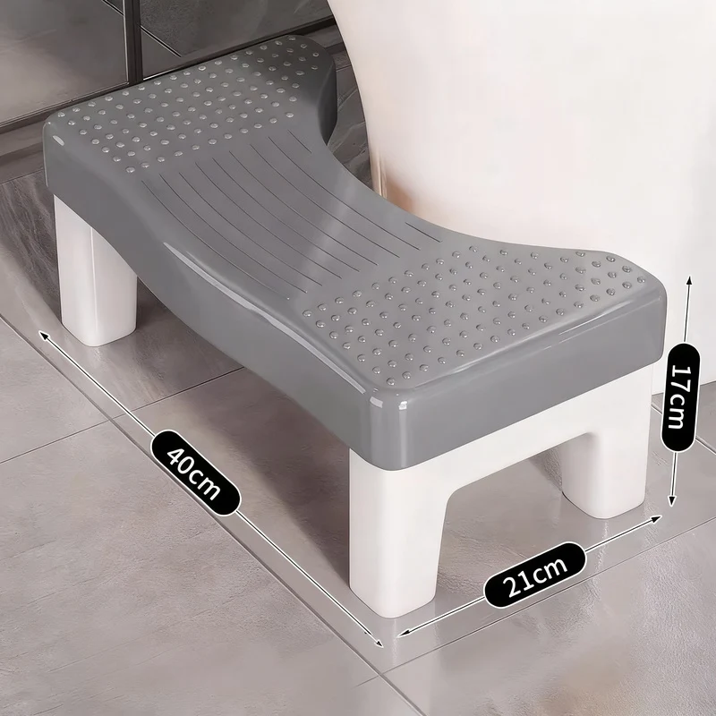 Toilettenhocker aus Kunststoff