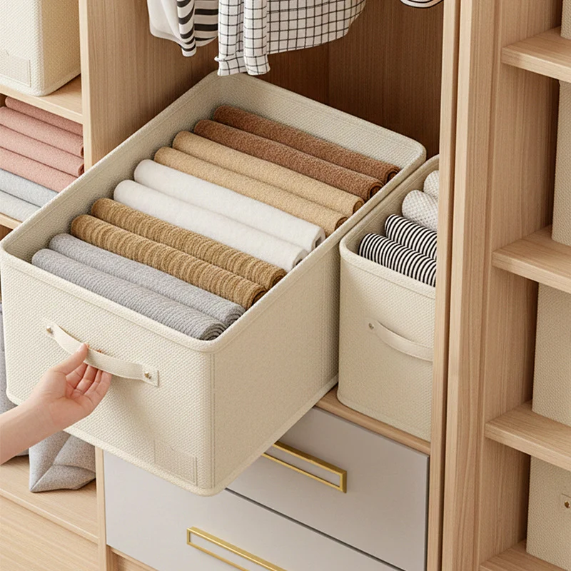 Stoff-Aufbewahrungsbox für Kleidung, faltbar