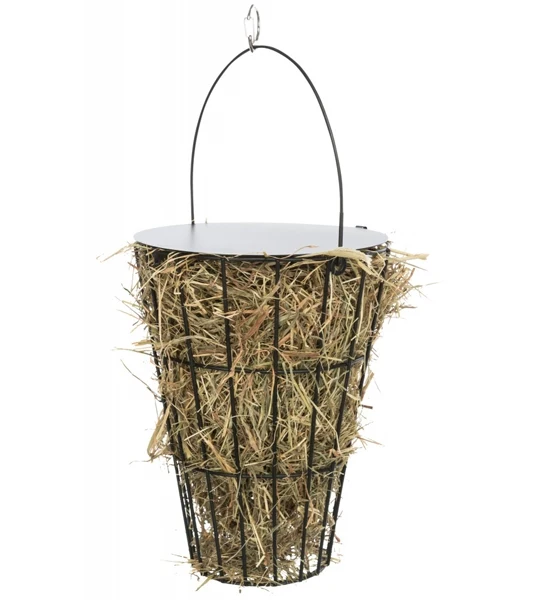 Trixie Hay Manger Hanging with Lid Metal 16.5x21cm