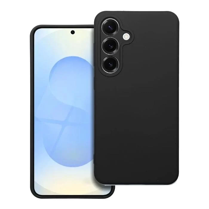 Galaxy S25 Handyhülle / Backcase Silikon Schwarz