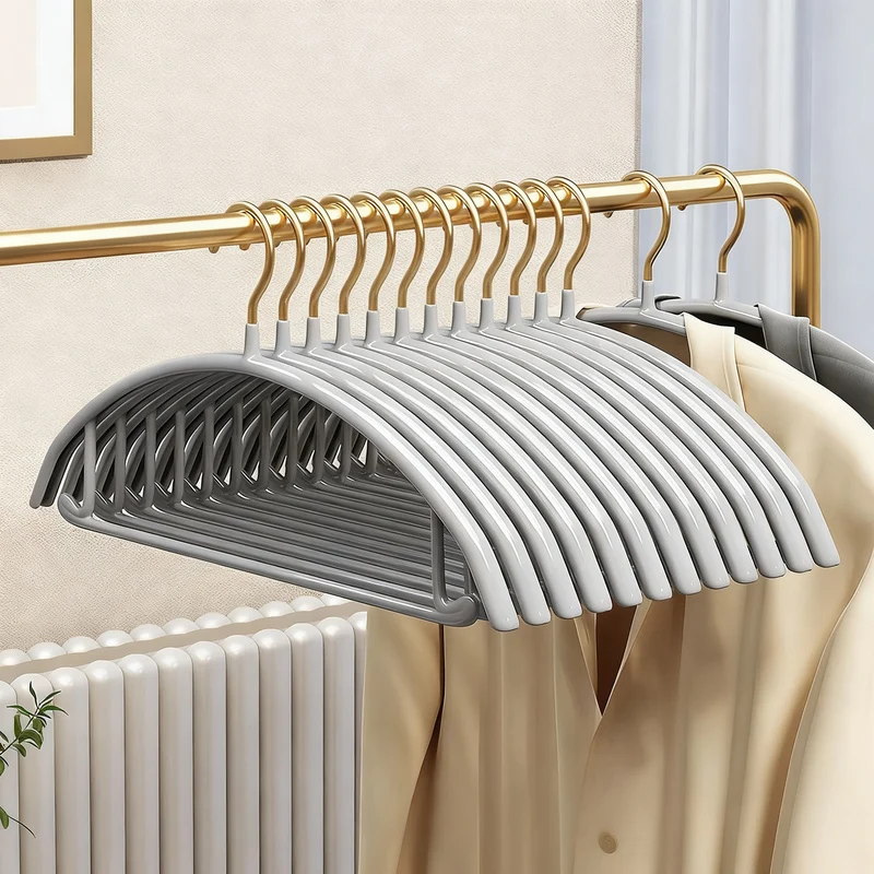 Kunststoff-Kleiderbügel mit Rutschschutz
