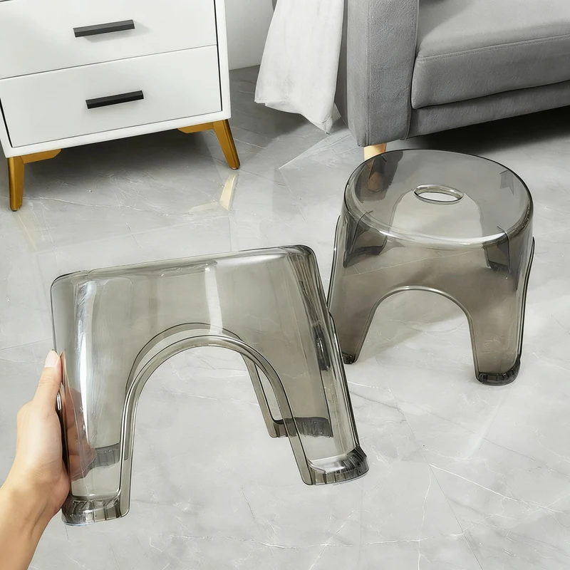 Kunststoff-Hocker, quadratisch, robust