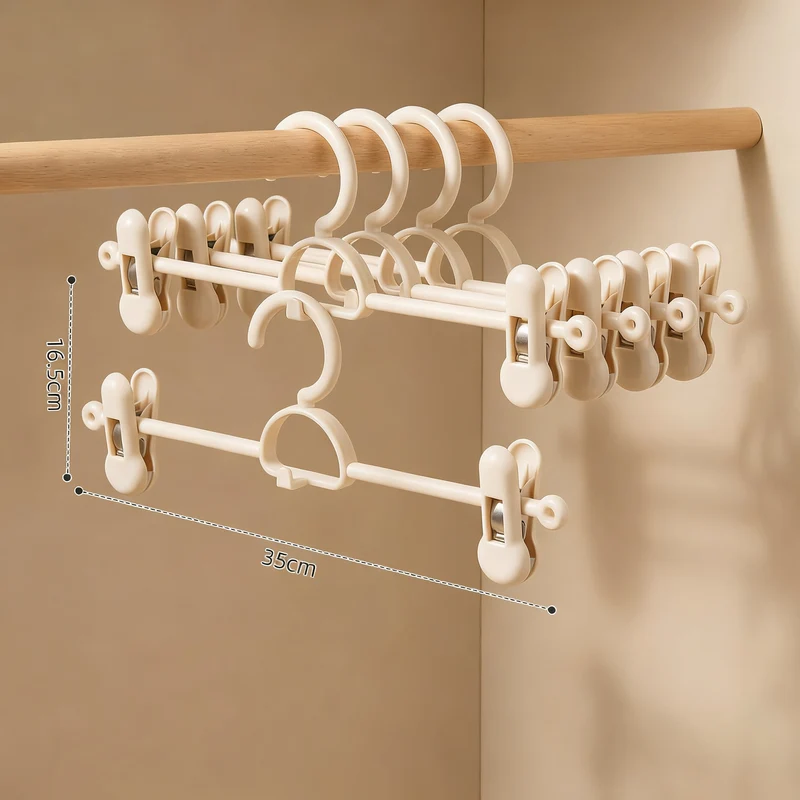 Hosenbügel mit Rutschschutz, stapelbar