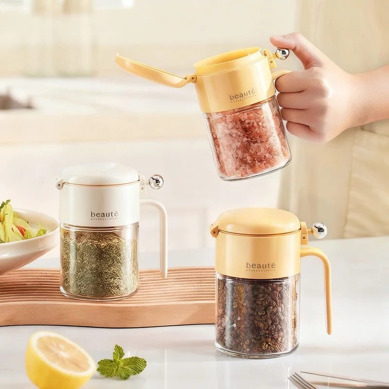 Gewürzglas mit Druckdeckel, luftdicht verschlossen