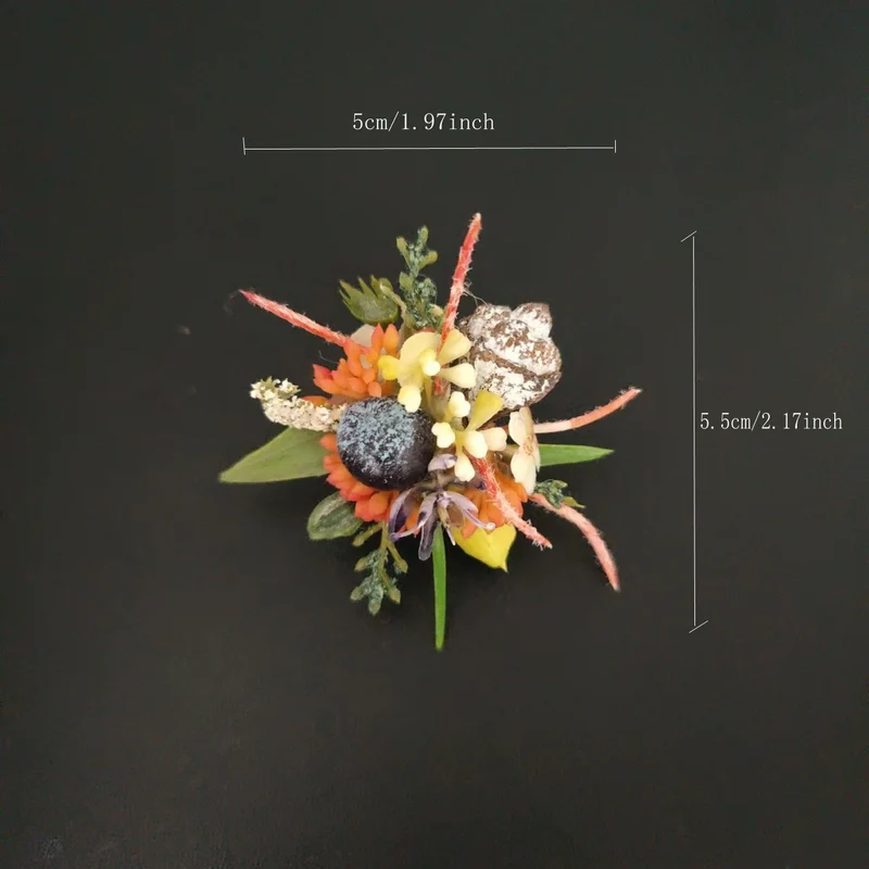Klassische florale Brosche