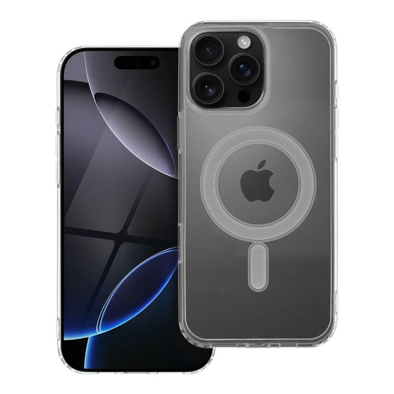 iPhone 16 Pro Max Handyhülle / Backcase Silikon Transparent / MagSafe kompatibel
