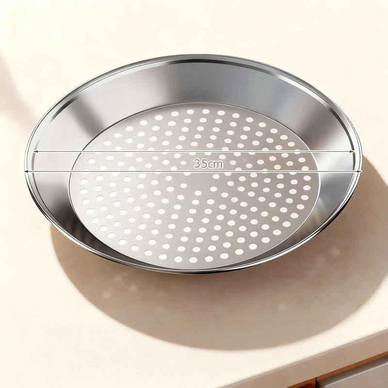 Edelstahl-Dampfgareinsatz für Woks und Pfannen