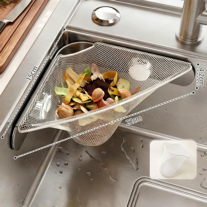 Eckiger Abtropfständer für die Spüle