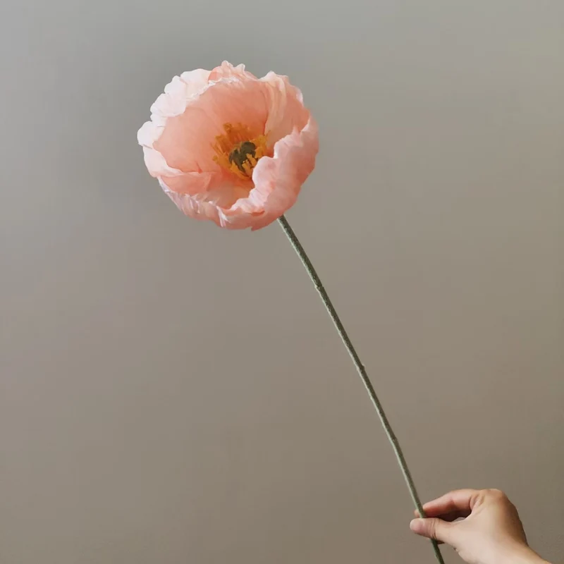 Elegante Faux-Popp Blumenstiel