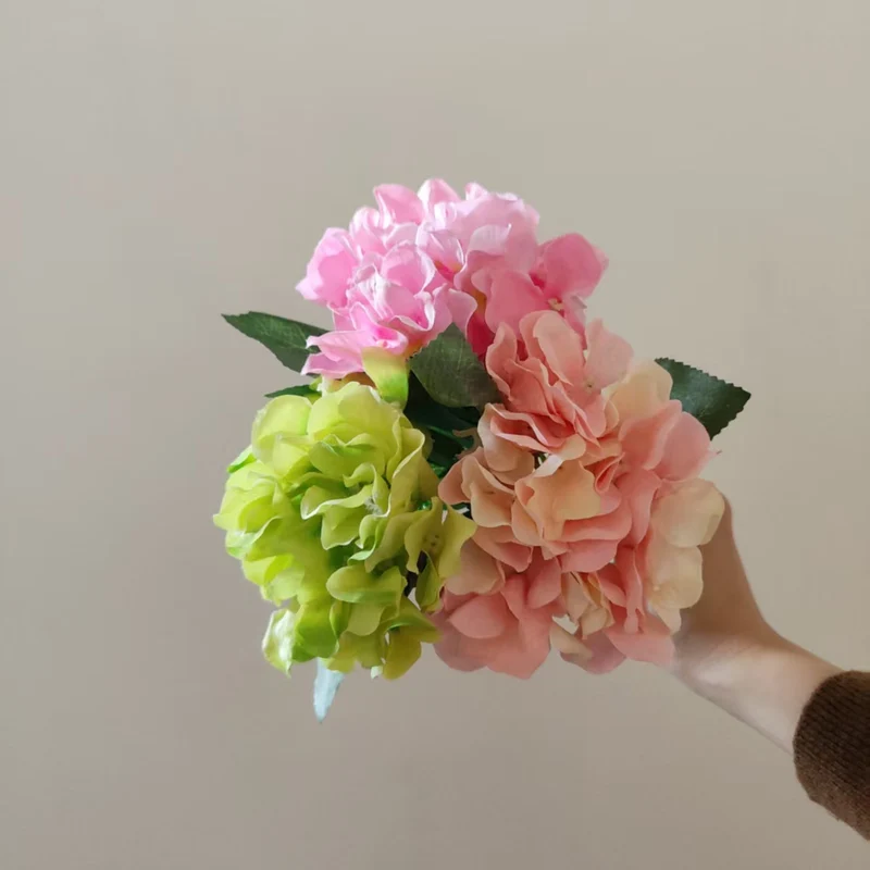 Elegante Kunst-Hortensie Stiel