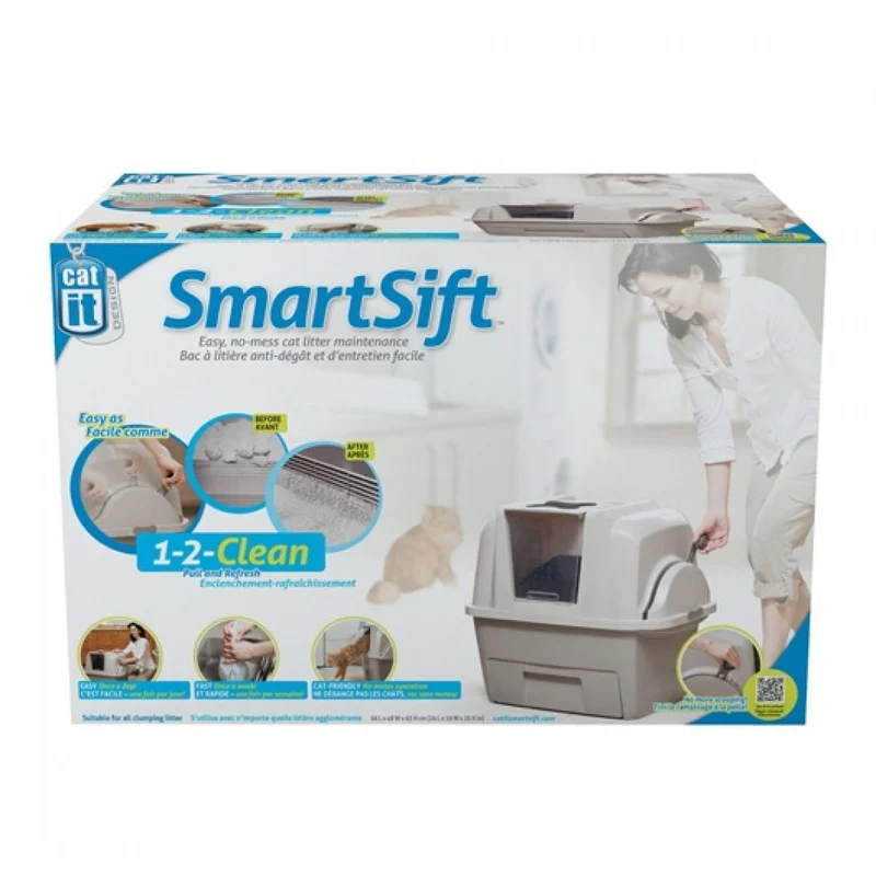 Catit Design SmartSift Sifting Pan Cat Litter Box 66x48x63cm