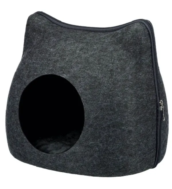 Trixie Cat Face Felt Cat Cave 38x35x37cm