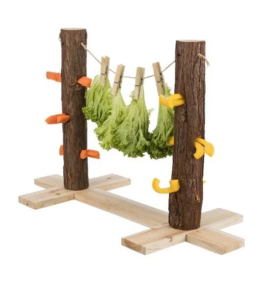 Trixie Natural Living Duo Feed Tree for Small Pets 53x34x25cm
