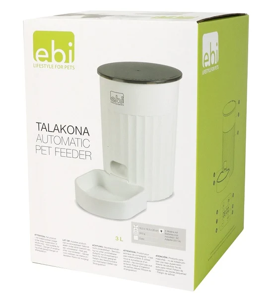 ebi Talakona Smart Feeder for Dogs & Cats 3L