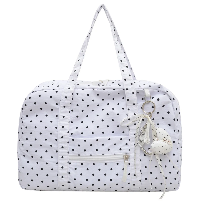 Stylische gepunktete Reisetasche Karnz
